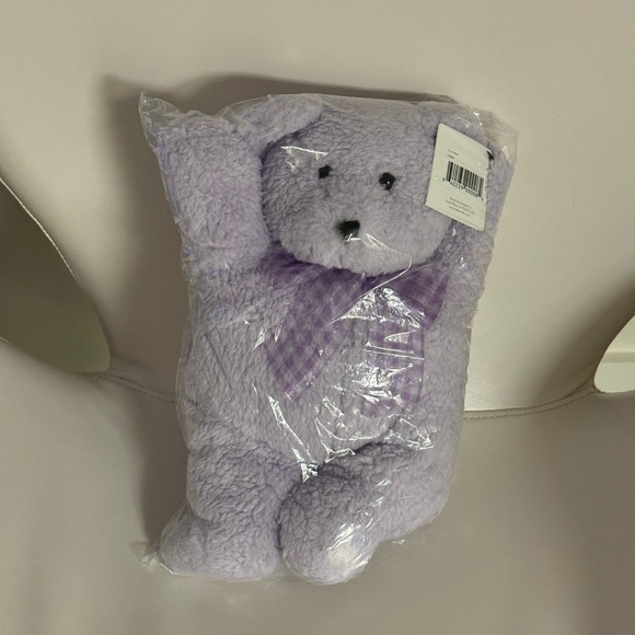Sonoma Lavender Heatable Huggable Lavender Lou Teddy Bear Hot Cold Doll Kids NEW - Picture 7 of 16